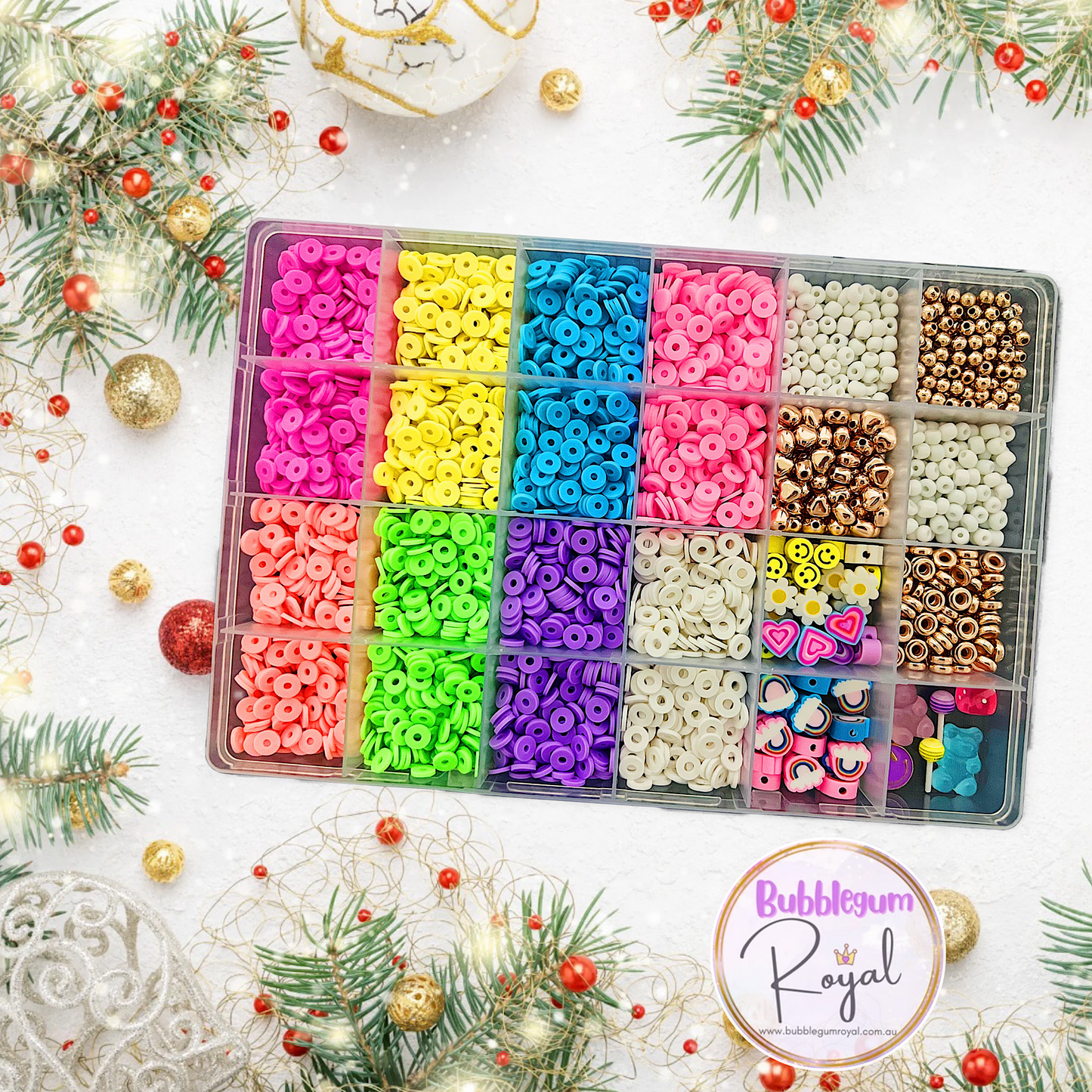 Large Pastel Clay Bead DIY Kit