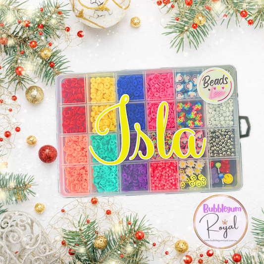 Large Rainbow Clay Bead DIY Kit