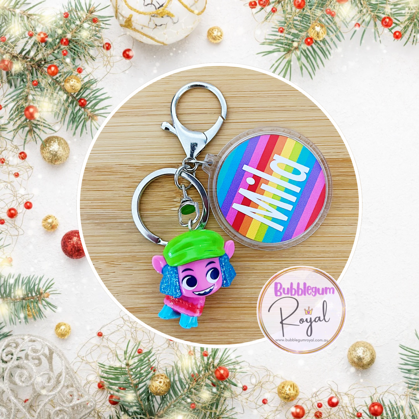 Cooper Trolls Band Together - Personalised Keyring/Bag Tag