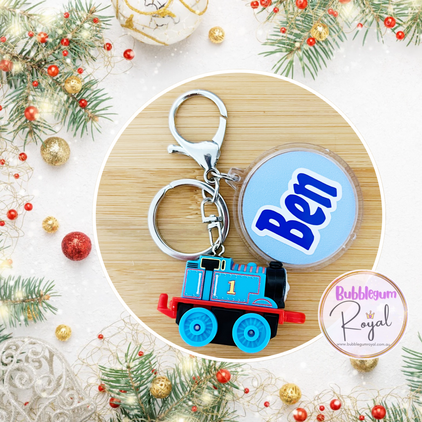 Thomas the Tank Engine - Personalised Keyring/Bag Tag
