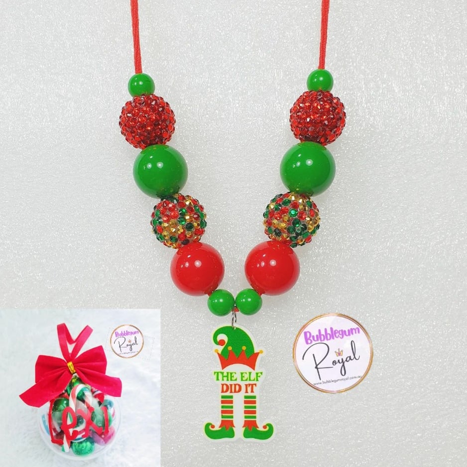 The Elf Did It - Personalised Bauble