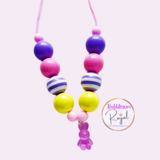 Purple Bunny - Necklace or DIY Kit