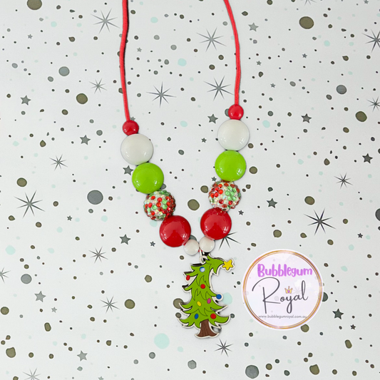 Topsy Turvey Tree - Personalised Bauble - Necklace or DIY Kit