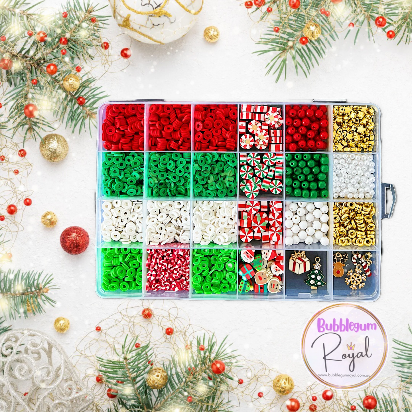 Large Christmas Clay Bead DIY Kit