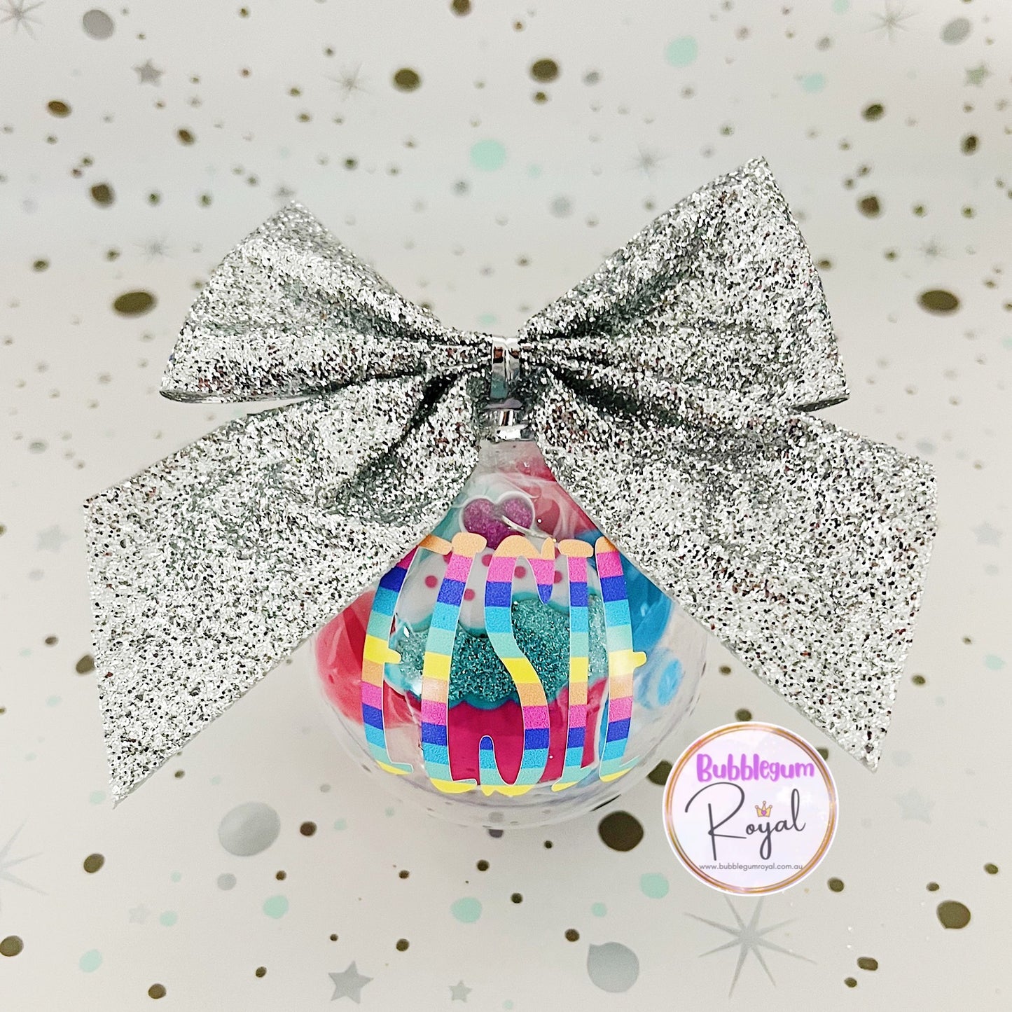 Cupcake - Personalised Bauble - Necklace or DIY Kit