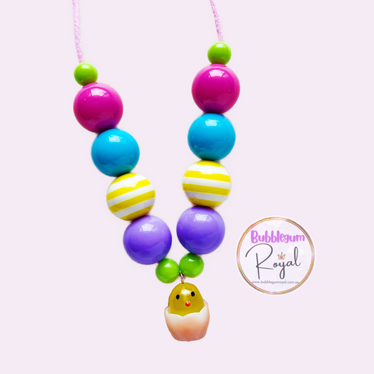 Chick in Egg - glow in the dark - Necklace or DIY Kit