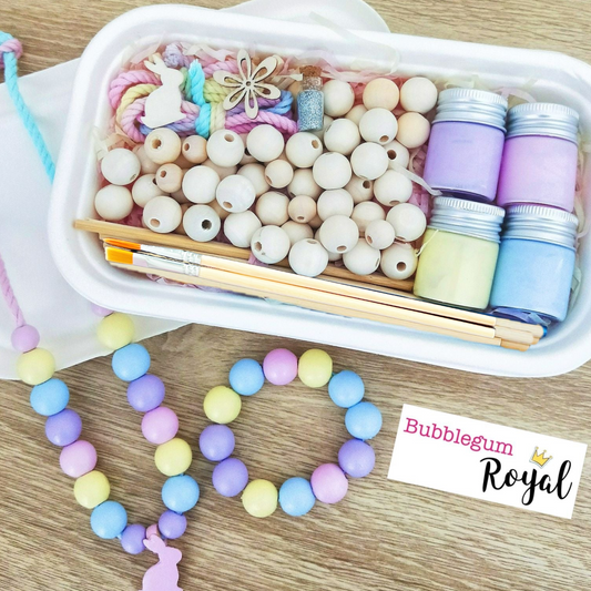 Eco Activity Kits - DIY Paint Your Own Beads Necklace Kits