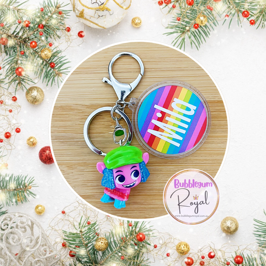 Cooper Trolls Band Together - Personalised Keyring/Bag Tag