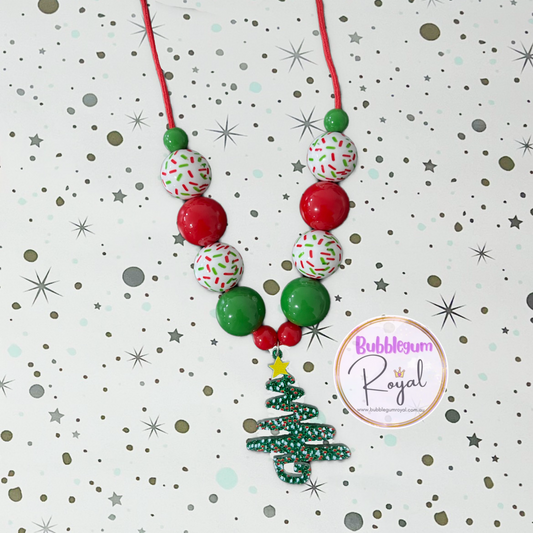 Zig Zag Tree - Personalised Bauble - Necklace or DIY Kit