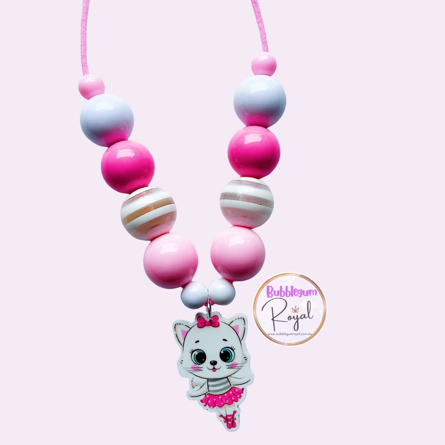 Ballet Cat - Personalised Bauble - Necklace or DIY Kit