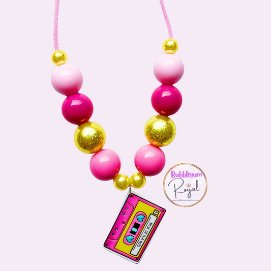 Cassette Tape - Personalised Bauble - Necklace or DIY Kit