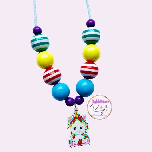 Fairy Lights Unicorn - Personalised Bauble - Necklace or DIY Kit