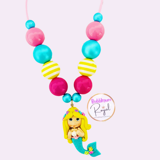 Mermaid Handmade Pendant - Personalised Bauble - Necklace or DIY Kit