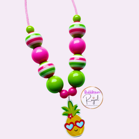 Summer Pineapple - Necklace or DIY Kit