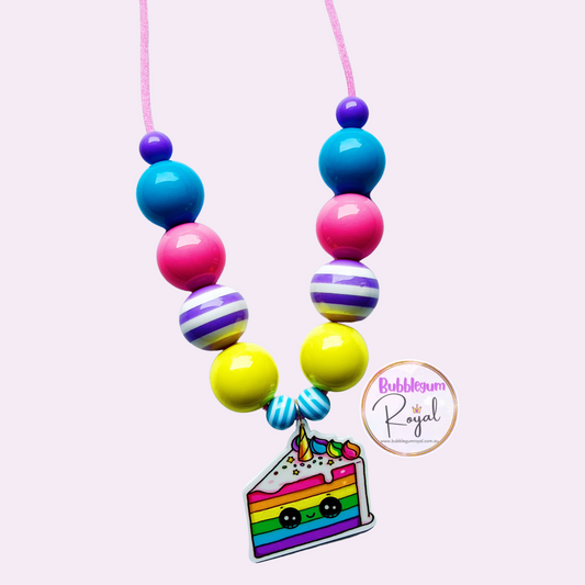 Unicorn Cake - Necklace or DIY Kit
