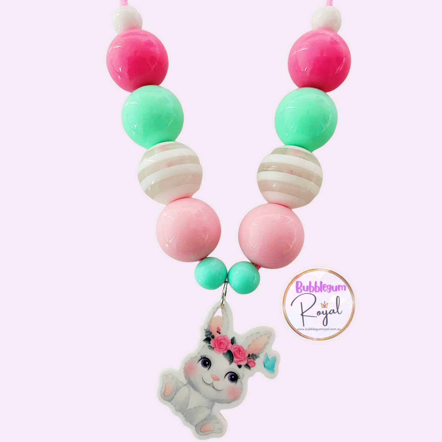 Floral Bunny - Necklace or DIY Kit